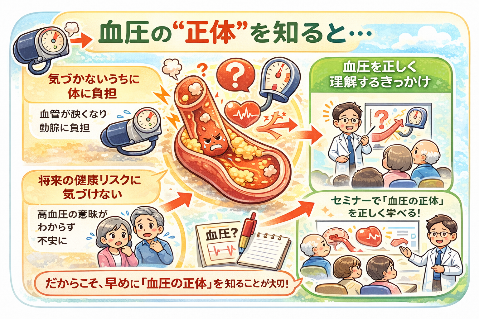 高血圧のリスクイメージ